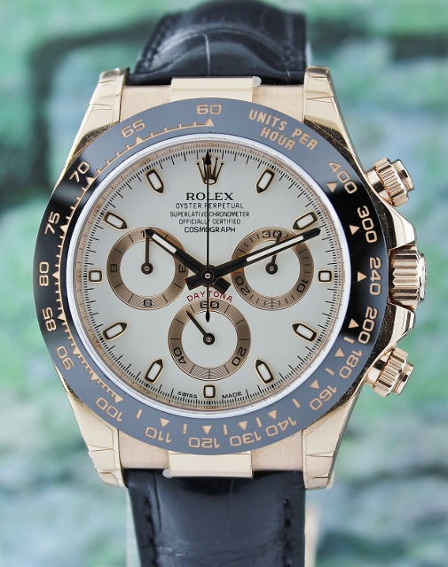 (image for) 99.9% NEW UNWORN ROLEX 18K "PINK GOLD" DAYTONA COSMOGRAPH / 116515LN